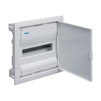 Cuadro electrico de Empotrar de 12 elementos con puerta metalica HAGER VU12EP-imagen_A