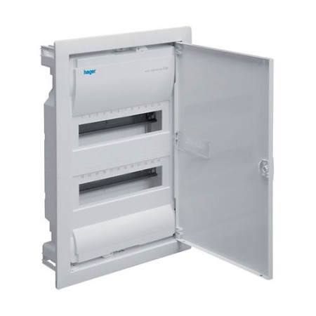 Cuadro electrico de Empotrar de 24 elementos con puerta metalica HAGER VU24EP-imagen_A