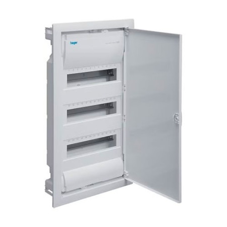 Cuadro electrico de Empotrar de 36 elementos con puerta metalica HAGER VU36EP-imagen_A