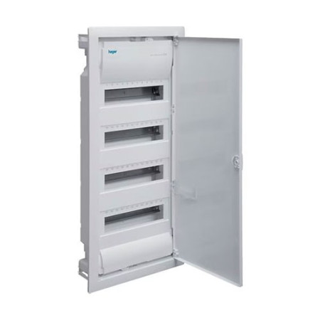 Cuadro electrico de Empotrar de 48 elementos con puerta metalica HAGER VU48EP-imagen_A