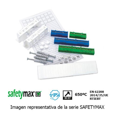 Cuadro electrico de Empotrar de 23 elementos con puerta metalica SafetyMax 32814-imagen_B