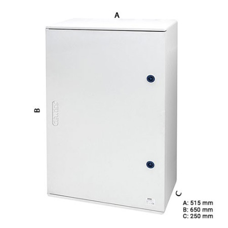 Armario de poliester con puerta GEWISS de 650x515x250-imagen_B