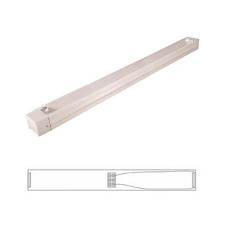 Regleta industrial para 1 tubo LED de 60 cm (Tubo no incluido)-imagen_A