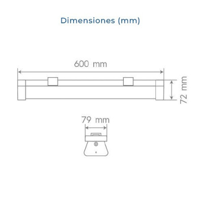 Pantalla estanca LED 24W luz fria 6000K de 60 cm de exterior IP65-IK08-imagen_B