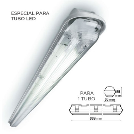 Pantalla estanca exterior IP65-IK08 para 1 tubo LED de 60 cm-imagen_B