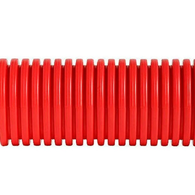 Tubo corrugado doble capa rojo de 50 mm rollo de 50 mtrs.-imagen_B