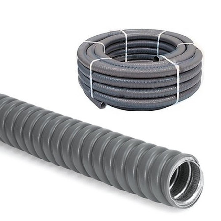 Tubo flexible helicoidal PG-16 metalico con PVC rollo de 25 mtrs.-imagen_A