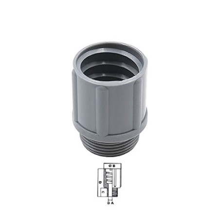 Racor Poliamida para tubo helicoidal PG-48-imagen_B