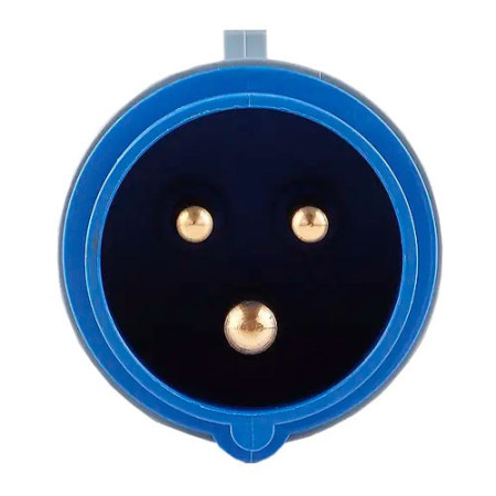 Enchufe Cetac clavija 2 Polos + Tierra 16A azul IP44-imagen_B