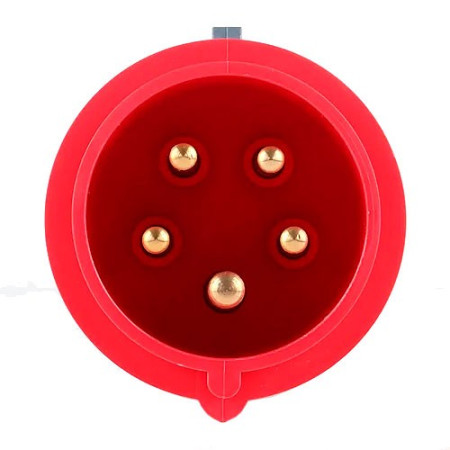 Enchufe Cetac clavija 3 Polos + Tierra + Neutro 16A roja IP44-imagen_B