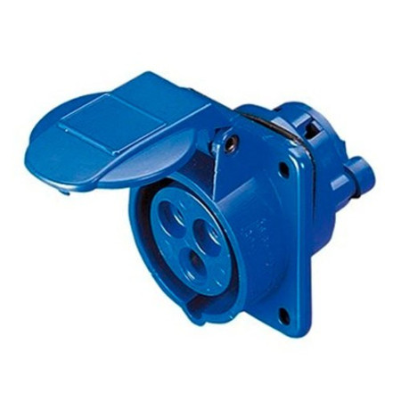Base Cetac empotrable 2 Polos + Tierra 16A azul IP44-imagen_A