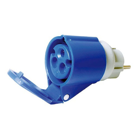 Adaptador Cetac de Macho Schuko a Hembra 2P+T 16A-imagen_A