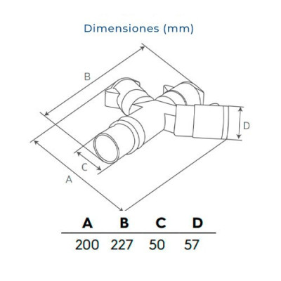 Multiplicador Cetac de Macho 3P+T 16A a 3 Hembras 3P+T 16A-imagen_B