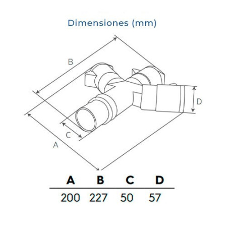 Multiplicador Cetac de Macho 3P+T 16A a 3 Hembras 3P+T 16A-imagen_B
