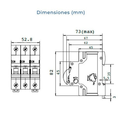 Automatico Magnetotermico WERDEN 3P 32A-imagen_B