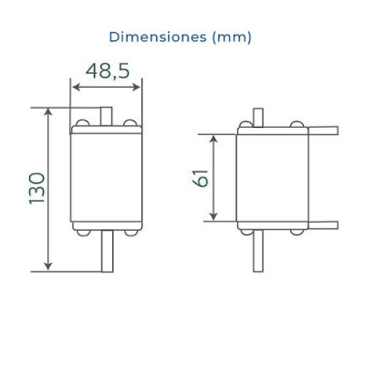 Fusible NH1 (C1) de 100A 500V AC clase gG-gL tipo cuchilla-imagen_B