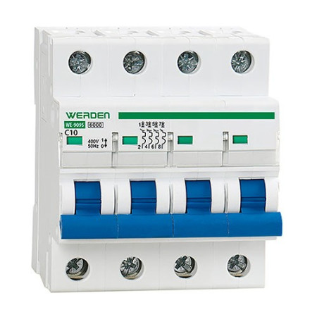Automatico Magnetotermico WERDEN 4P 10A-imagen_A