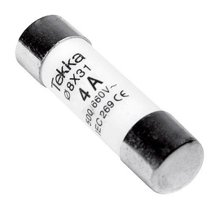 Fusible 8x31 de 4A (400V) clase gG 20kA tipo cilindrico-imagen_A