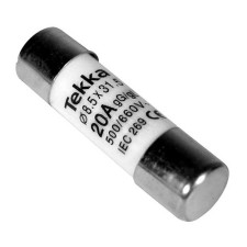 Fusible 8x31 de 20A (400V) clase gG 20kA tipo cilindrico-imagen_A