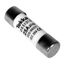Fusible 8x31 de 25A (400V) clase gG 20kA tipo cilindrico-imagen_A