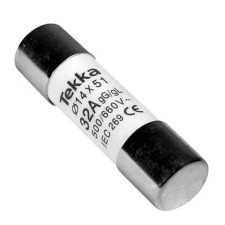 Fusible 14x51 de 32A (500V) clase gG 120kA tipo cilindrico-imagen_A