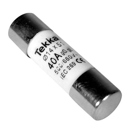 Fusible 14x51 de 40A (500V) clase gG 120kA tipo cilindrico-imagen_A