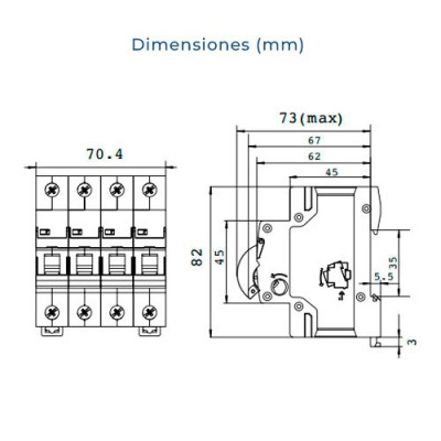 Automatico Magnetotermico WERDEN 4P 16A-imagen_B