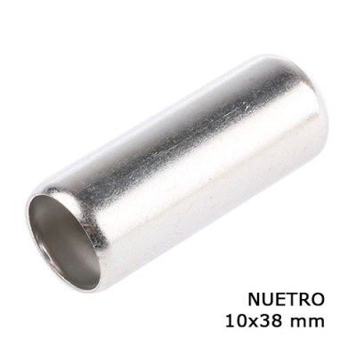 Tubo metalico de NEUTRO de 10x38 mm-imagen_B