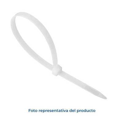 Brida Nylon blanca de 2,5x100 mm - Bolsa de 100 unds.-imagen_B