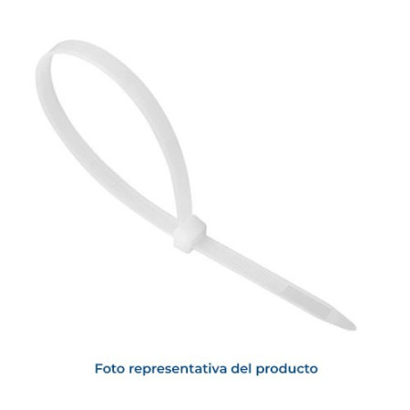 Brida Nylon blanca de 2,5x100 mm - Bolsa de 100 unds.-imagen_B