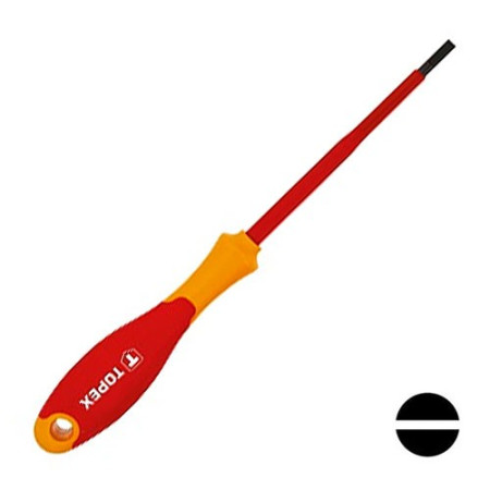 Destornillador punta Plana de 4mm Electricista aislado 1.000V-imagen_A