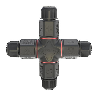 Conector IP67 estanco de 4 Vias 3 Pines o contactos-imagen_A