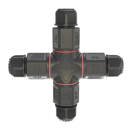 Conector IP67 estanco de 4 Vias 3 Pines o contactos-imagen_A