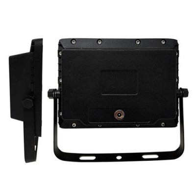 Proyector LED 200W luz fria PRO con mando y Panel solar de carga-imagen_D