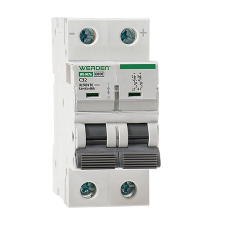 Magnetotermico DC especial Fotovoltaica 2 Polos x 32A-imagen_A