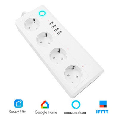 Base multiple WIFI controlable 16A 3.680W + 4 USB-imagen_B