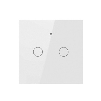 Interruptor WIFI tactil empotrar con 2 canales 2 botones-imagen_A