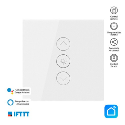 Regulador WIFI tactil empotrar con 1 canal 3 botones-imagen_B