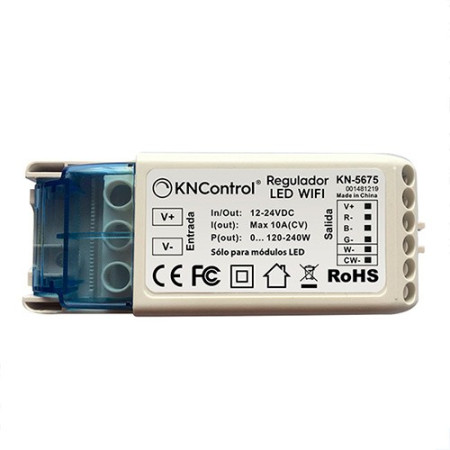 Regulador LED WIFI 3 canales rgb+ww+cw DC 12-24V 10A 120-240W-imagen_A