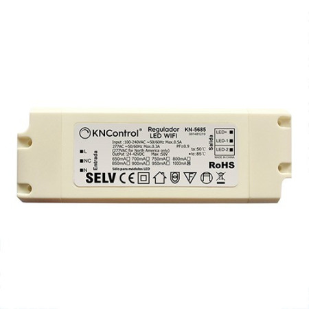 Regulador LED WIFI 1 canal Monocolor 100-277V 1000mA 40W-imagen_A