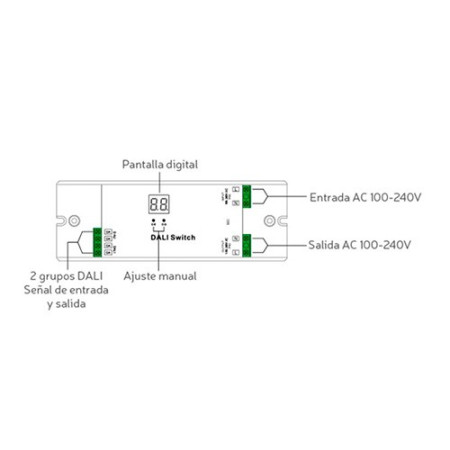 Driver actuador 1 canal AC 100-240V AC - 5A-imagen_C
