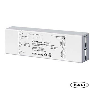 Decodificador multifuncion 4 en 1 estandar DALI - AC push triac 0-10V-imagen_B