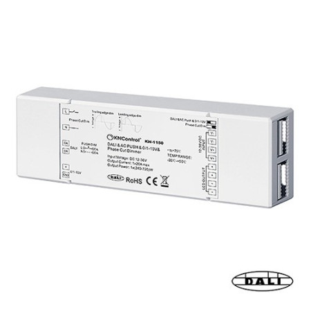 Decodificador multifuncion 4 en 1 estandar DALI - AC push triac 0-10V-imagen_B