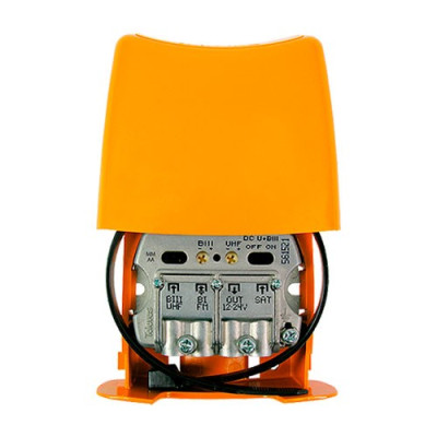 Amplificador Mastil 3 Ent. BIII-UHF-FM-SAT MIX 1 Sal. 28dB con LTE 5G TELEVES 561521-imagen_A