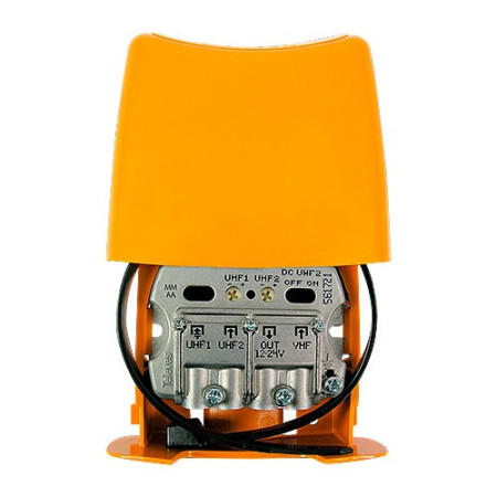Amplificador Mastil 3 Ent. UHF-UHF-VHF 1 Sal. 28dB con LTE 5G TELEVES 561721-imagen_A