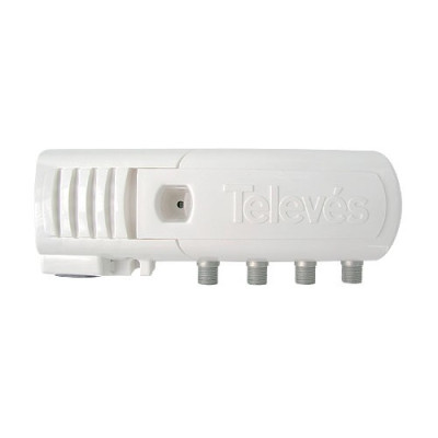 Amplificador interior TV 2 Sal. UHF-VHF 20dB Conector F LTE 5G TELEVES 552220-imagen_A