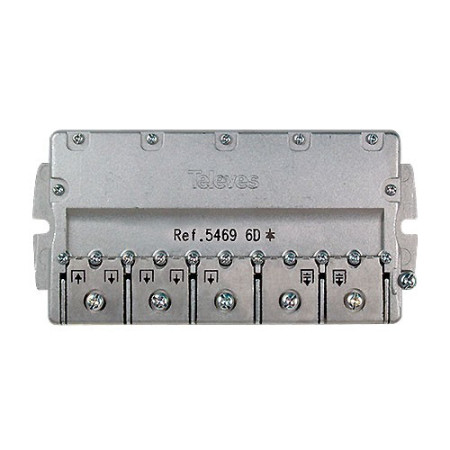 Repartidor "EasyF" 6 salidas 11-14dB Interior TELEVES 5469-imagen_A
