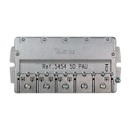 PAU repartidor "EasyF" 5 salidas 11-13dB Interior TELEVES 5454-imagen_A