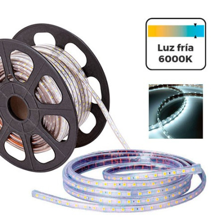 Tira LED 220V directa a RED interior-exterior IP65 Luz fria 6000K-imagen_B