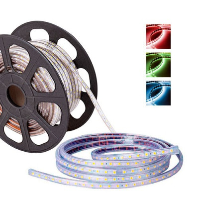 Tira LED 220V directa a RED interior-exterior IP65 Luz RGB-imagen_A